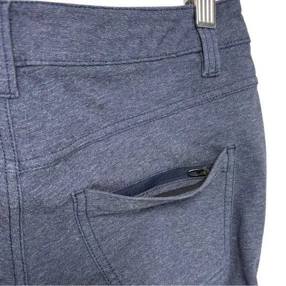 SOLD LULULEMON ABC Pant Skinny *Tech Canvas 32" Size 28 Heathered Deep Navy - Picture 9 of 11